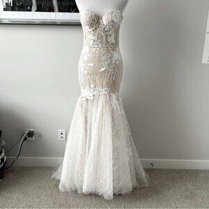 Ange Etoiles Corset Mermaid Wedding Gown Dress